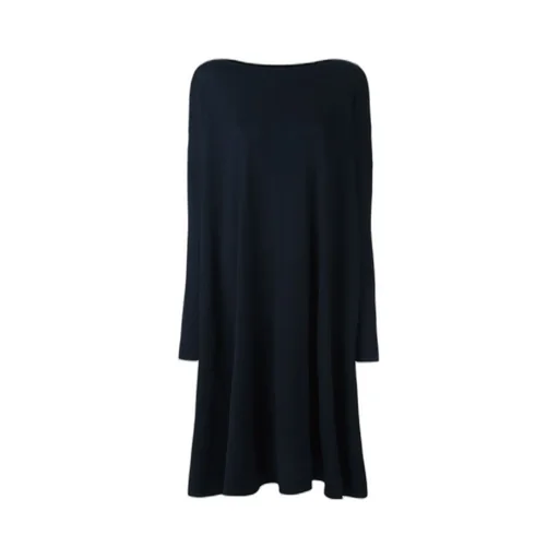Boat Neck Ruched Dress