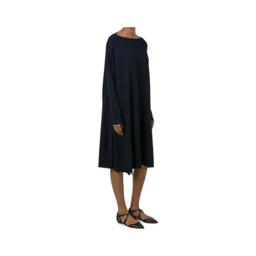Boat Neck Ruched Dress