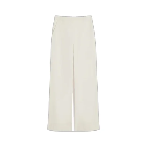 Straight-Leg Cotton Twill Pants