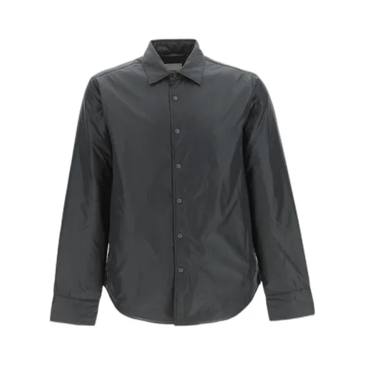 Aspesi Padded Long-Sleeved Snapped Shirt Jacket