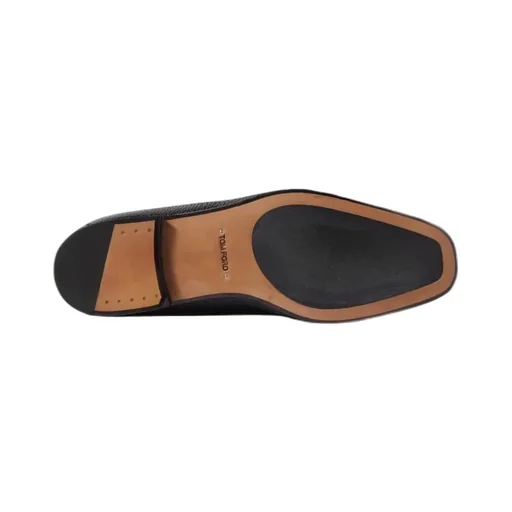 Almond-Toe Leather Loafers