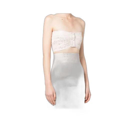 Philosophy Di Lorenzo Serafini Jacquard Buttoned Bandeau Top