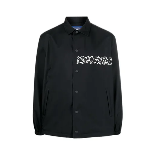 Printed Shirt-Style Casual Jacket