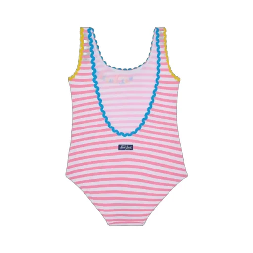 Girl One Piece Swimsuit With Embroidery