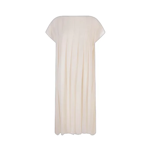 Pleated Midi Dress