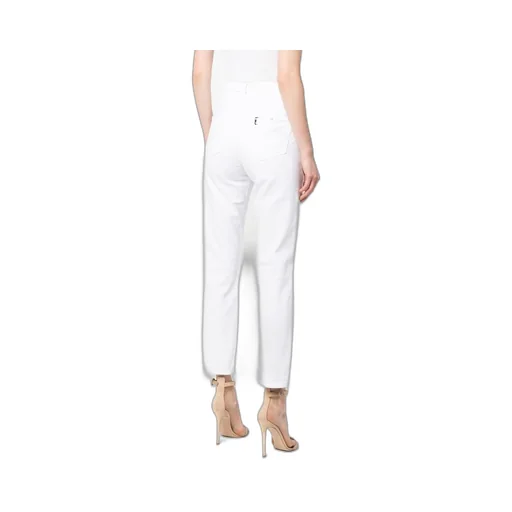 Detachable-Belt Cropped Jeans