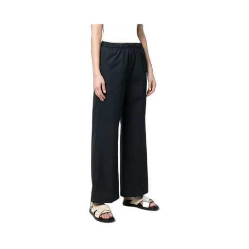 Poplin Straight-Leg Trousers