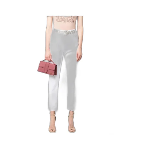 Detachable-Belt Cropped Jeans