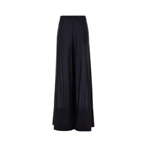 Semi-Sheer Palazzo Pants