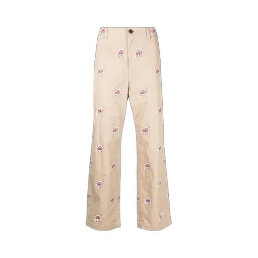 Graphic Print Trousers
