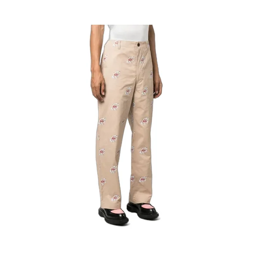 Graphic Print Trousers