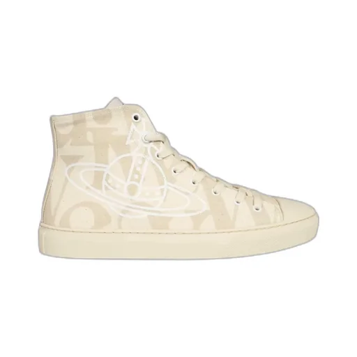 Orb-Print High-Top Sneakers