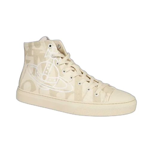 Orb-Print High-Top Sneakers