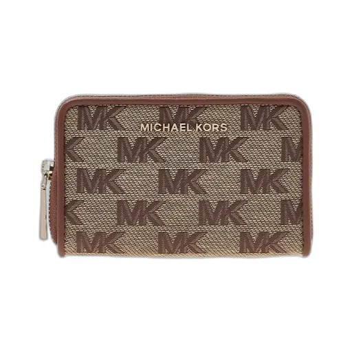 Logo-Plaque Zip-Fastening Wallet