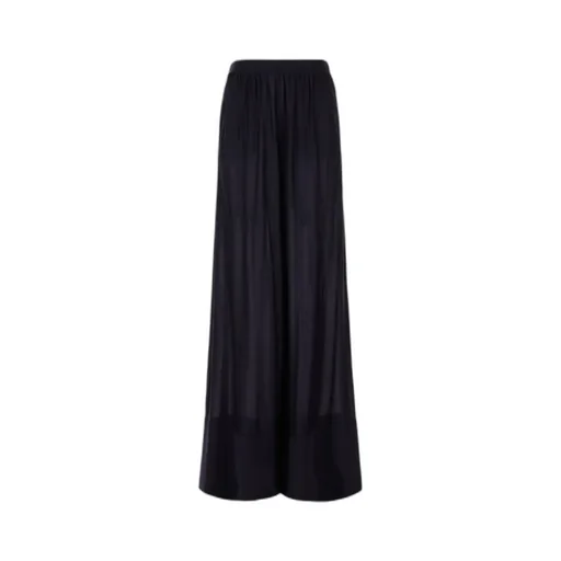 Semi-Sheer Palazzo Pants