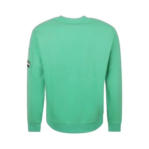 Logo-Patch Cotton Sweatshirt