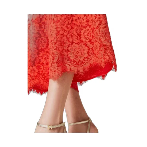 Twinset Macramé Lace Wide Leg Trousers