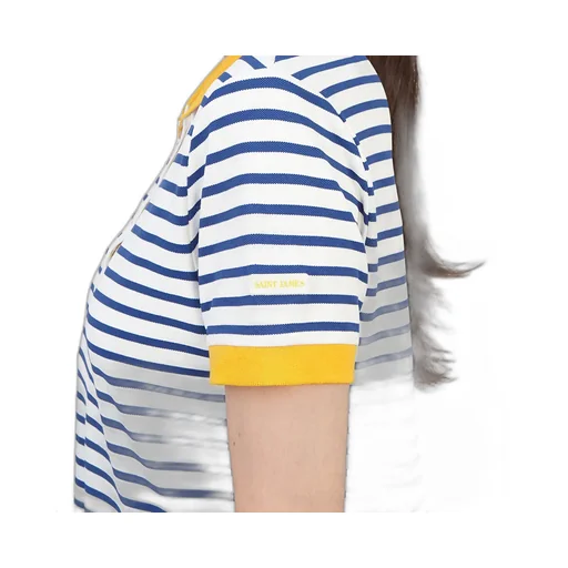 Striped Short-Sleeve Polo Shirt