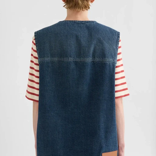 Denim Padded Vest