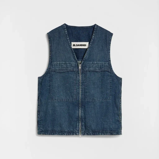 Denim Padded Vest
