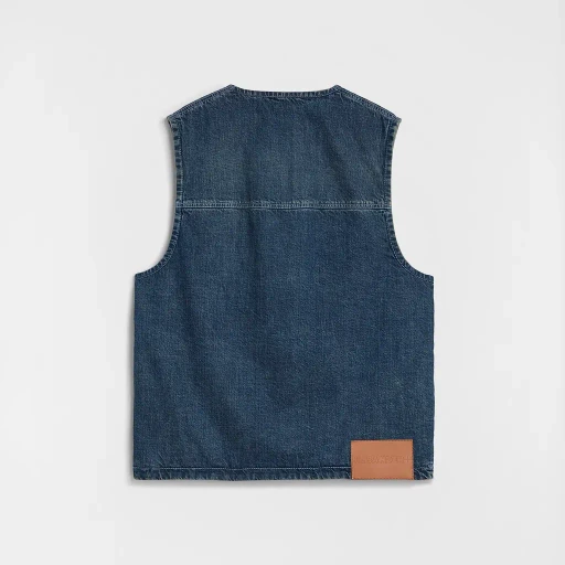 Denim Padded Vest