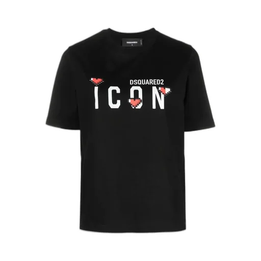 Dsquared2 Logo Printed Crewneck T-Shirt
