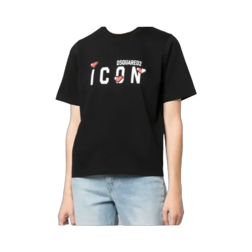 Dsquared2 Logo Printed Crewneck T-Shirt