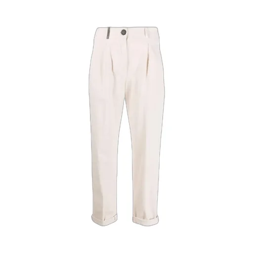 Slim-Cut Tapered-Leg Trousers