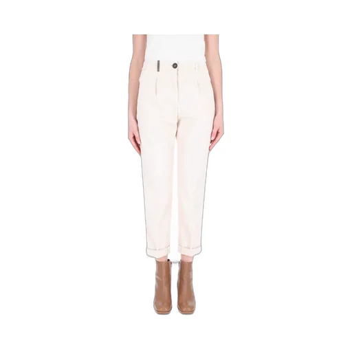 Slim-Cut Tapered-Leg Trousers