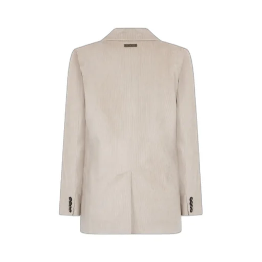 Corduroy Single-Breasted Blazer