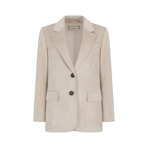 Corduroy Single-Breasted Blazer