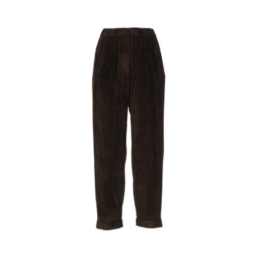Corduroy Wide-Leg Trousers