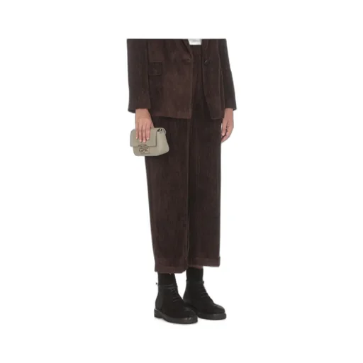 Corduroy Wide-Leg Trousers