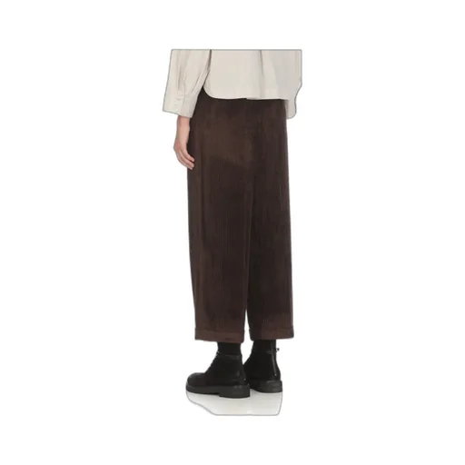 Corduroy Wide-Leg Trousers