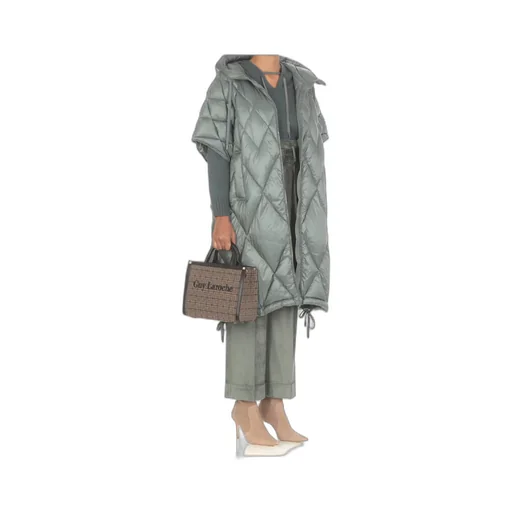 Short-Sleeved Quilted Coat