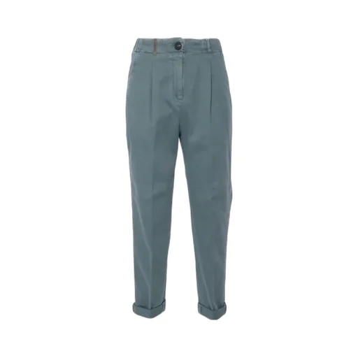 Peserico Turn-Up Hem Trousers