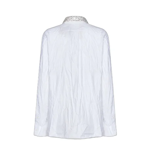 Crystal-Embellished Cotton Shirt