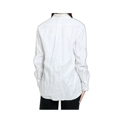 Crystal-Embellished Cotton Shirt
