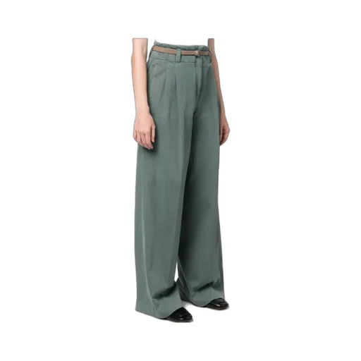 High-Waisted Wide-Leg Trousers