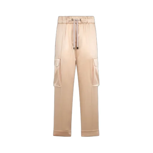 Satin Cargo Pants