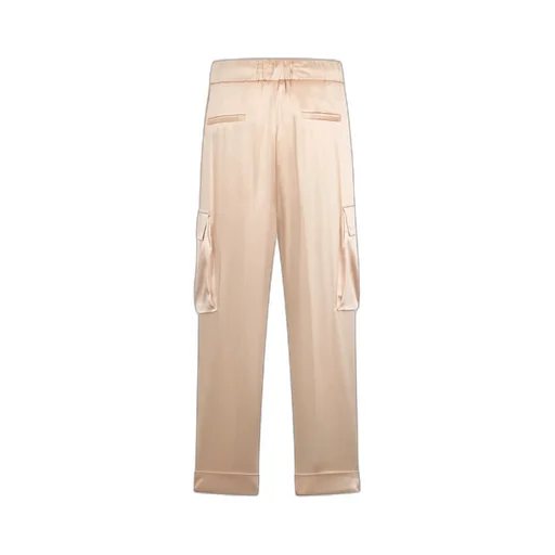Satin Cargo Pants