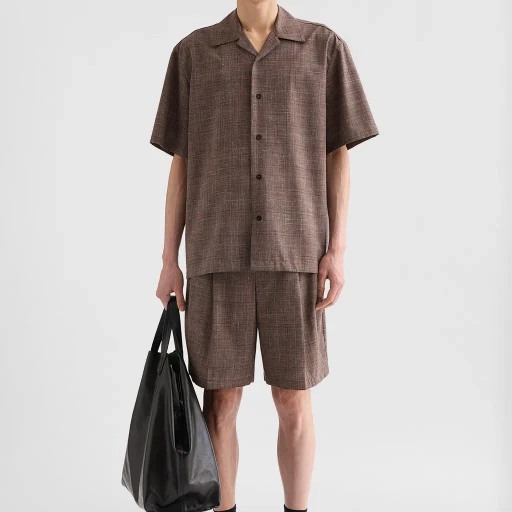 Flamé Wool Blend Shorts