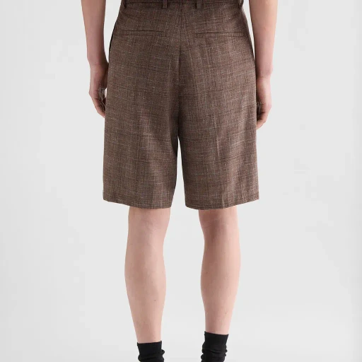 Flamé Wool Blend Shorts
