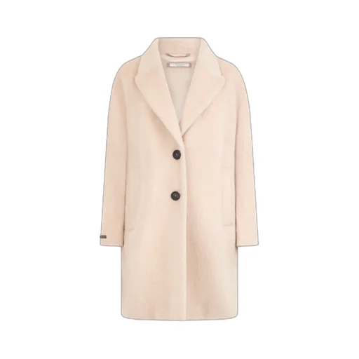 Single-Breasted Alpaca-Blend Coat