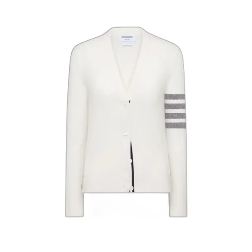 Classic Cashmere 4-Bar V-Neck Cardigan