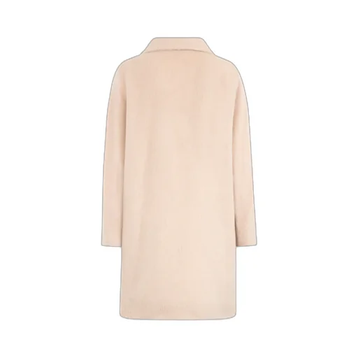 Single-Breasted Alpaca-Blend Coat