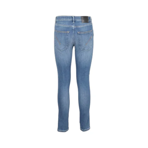 Denim Trousers With Belt Loops