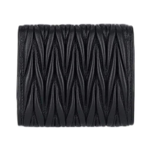Miu Miu Matelassé Logo-Lettering Wallet