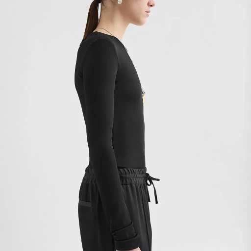 Fluid Viscose Crew-Neck T-Shirt
