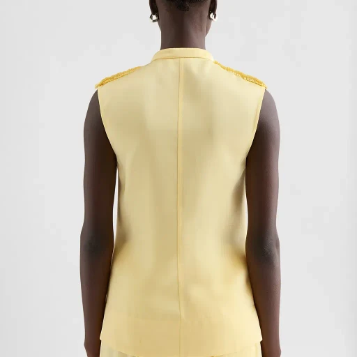 Fluid Viscose Ruffle Top